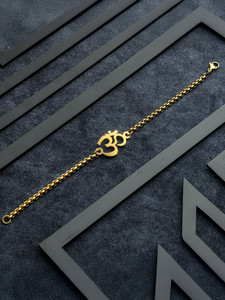 FEEDNIX Stainless Steel Gold-plated Bracelet