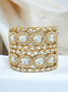 Chrishan Alloy Gold-plated Bangle Set