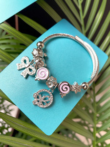 Nevy Alloy Charm Bracelet