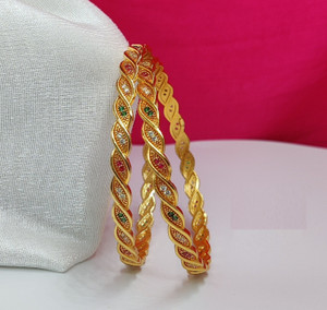 AK Brass Gold-plated Bangle