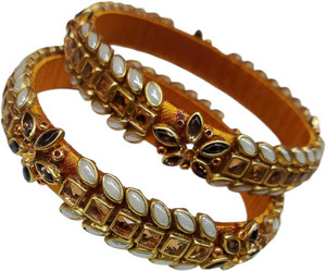 Silk thread handmade jewelry Plastic Bangle