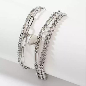 P. R. PRINTS Alloy Bracelet Set