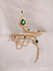 kurdekars divuu Copper Diamond Gold-plated Armlet