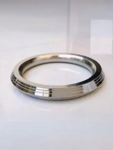 HARSHIT ENT Stainless Steel Silver Kada