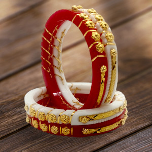 SUNISKA Plastic Gold-plated Shakha Pola