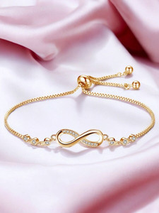 Nilu's Collection Copper Silver Charm Bracelet