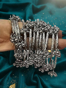 moderntech Brass Silver Bangle