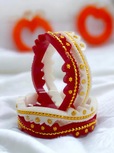TANVI J Plastic Gold-plated Shakha Pola