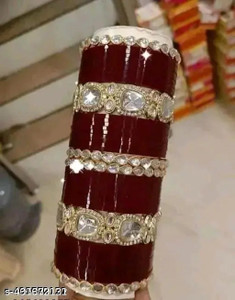 whatowear Alloy Diamond Gold-plated Chudas