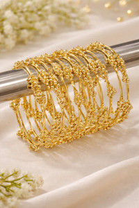 LAXMIE Enterprises Alloy Gold-plated Bangle Set