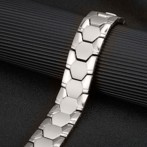 Charismatic Classic Stainless Steel Platinum Bracelet