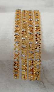 Shree Enterprises Brass Gold-plated Bangle