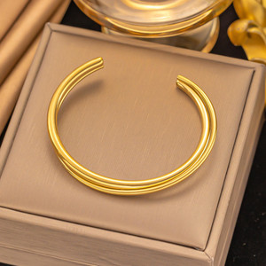 MYKI Stainless Steel Gold-plated Kada