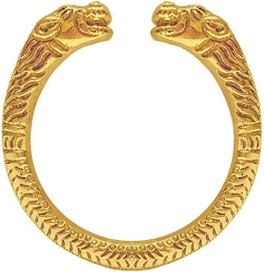 PROVOGUE Metal, Alloy, Stainless Steel Gold-plated Kada