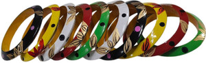 GLORIOUSWOODEN Wood Titanium Bangle