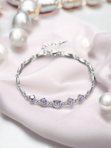 Nilu's Collection Copper Sterling Silver Charm Bracelet