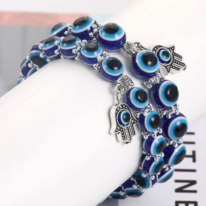 Karishma Kreations Crystal, Alloy Silver Bracelet
