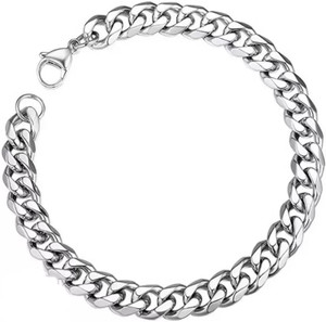 ANVIKA Stainless Steel Silver Bracelet Price in India Buy ANVIKA  Stainless Steel Silver Bracelet Online at Best Prices in India 