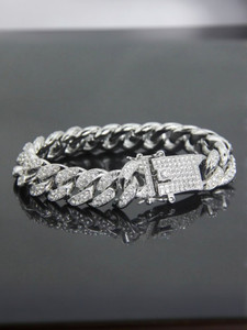 kazare Alloy Rhodium Bracelet