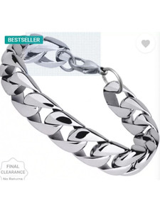REVERSEA Sterling Silver Titanium Bracelet