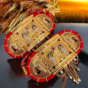 RAJASTHANI GAHANA Alloy Opal Gold-plated Armlet