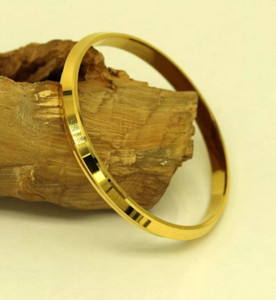 PINKRY JEWEL Brass Gold-plated Kada