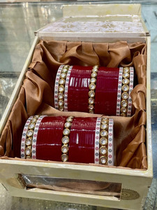 LYBASHINE Plastic Cubic Zirconia Gold-plated Chudas