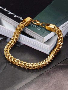 YELLOW CHIMES Stainless Steel Gold-plated Bracelet