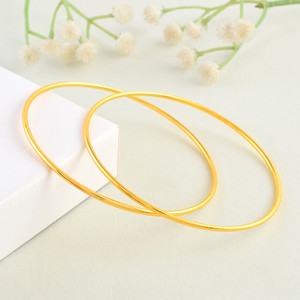 memoir Brass Gold-plated Bangle Set