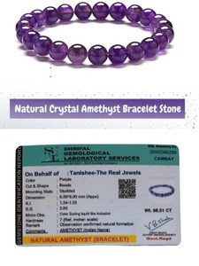 Tanishee- The Real Jewels Amethyst Crystal Bracelet