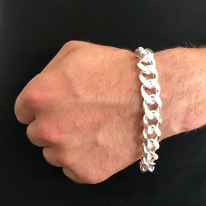Deary Stainless Steel Silver Coated Bracelet