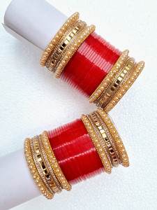 JTraditional Alloy Crystal Gold-plated Chudas