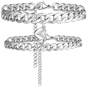 accessoo Stainless Steel Bracelet Set Pack of 2 - Image 2