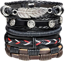 University Trendz Leather Bracelet