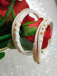 Purabi Shell Gold-plated Shakha Pola