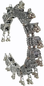 Kaima Oxidised Silver Bangle