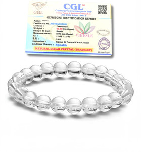 VIBESLE Stone, Crystal Quartz Bracelet