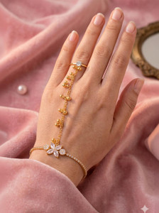 Amar Beauty and Jewls Alloy Beads, Diamond Ring Bracelet