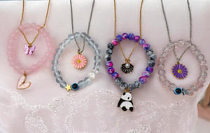 ELCETRATD JEWELLERY Crystal Beads Gold-plated Bracelet
