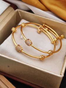 geeta sales Alloy Gold-plated Bangle Set