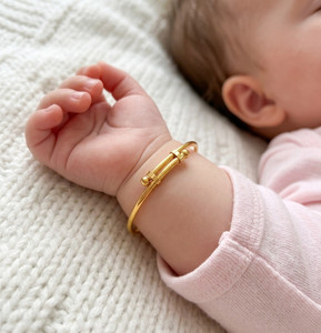 SAJOVARS Copper Gold-plated Ring Bracelet