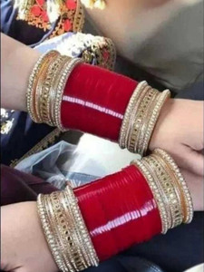 JTraditional Alloy Crystal Gold-plated Chudas