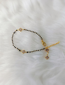 DHARVI IMITATION Crystal Zircon Gold-plated Bracelet