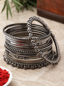 ZENEME Brass Bangle Set