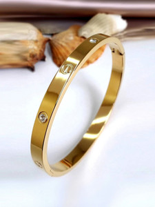 Goldiwala Stainless Steel Gold-plated Bracelet