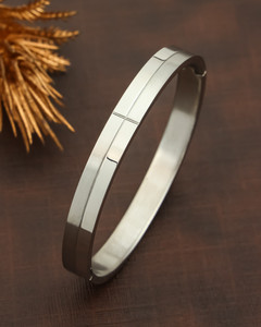 ADF Stainless Steel Gold-plated Kada
