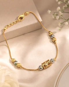 zenley Alloy Diamond Gold-plated Bracelet