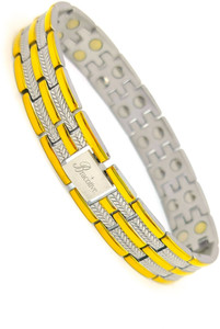 Bracotive Stainless Steel Gold-plated Bracelet