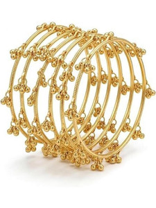 R SANDEEP INTERNATIONAL Metal Beads Bangle