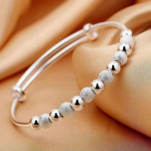 Fashion Frill Sterling Silver Silver Bracelet